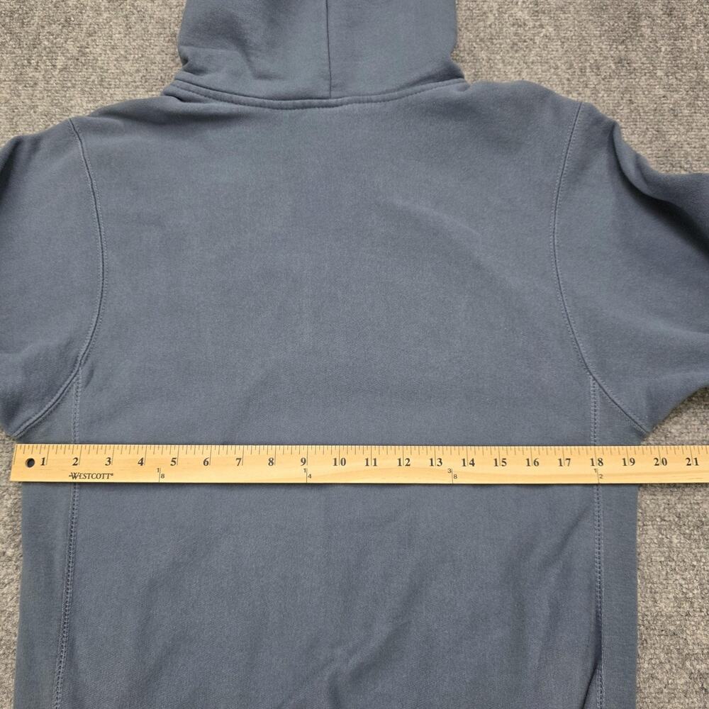 General Mills Sweatshirt Mens Small Blue Hoodie Embroidered Fleece Y2K Retro - Picture 5 of 16